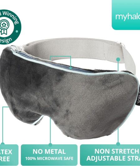 Eye Mask for Dry Eyes - Steam Warm Compress for Eyes - Remove Styes, Chalazion Therapy Warming and Heating Pad Hot Compress - Moist Heat Mask for Blepharitis & MGD